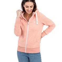 Rückansicht von DEPROC active FinjaCMYK Women Sweatjacke Damen peach melange