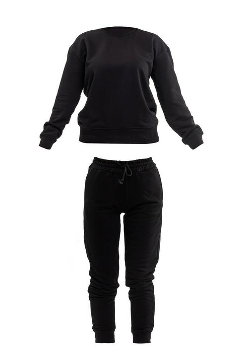 Rückansicht von Tom Barron Jumpsuit Damen BLACK