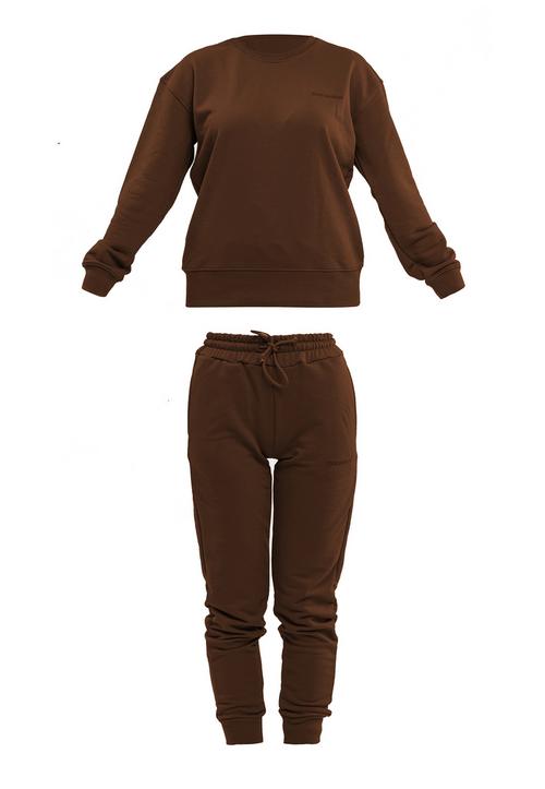 Rückansicht von Tom Barron Jumpsuit Damen BROWN