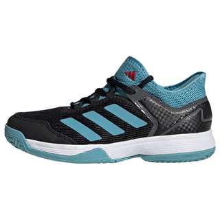 adidas Ubersonic 4 Kids Tennisschuh Tennisschuhe Kinder Core Black / Preloved Blue / Better Scarlet