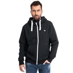 Rückansicht von DEPROC active FinnCMYK Men Sweatjacke Herren black