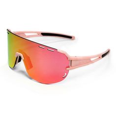 YEAZ SUNGLOW Sportbrille Shell Pink