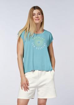 Rückansicht von Chiemsee T-Shirt T-Shirt Damen 16-4519 Delphinium Blue