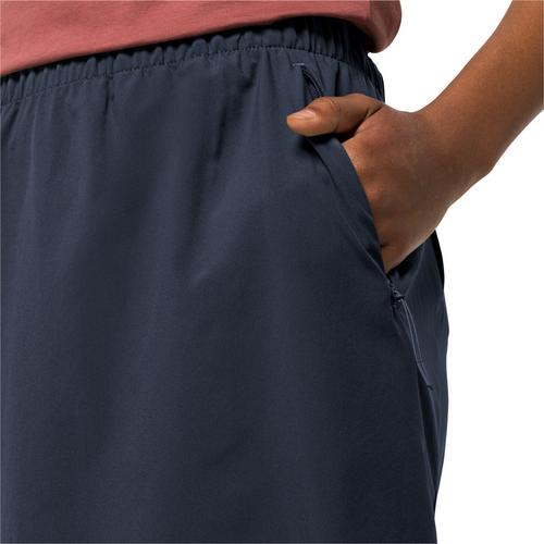 Rückansicht von Jack Wolfskin SONORA SKIRT Outdoorrock Damen sand storm