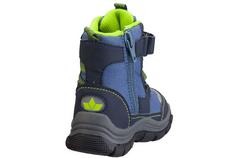 Rückansicht von LICO Snowboots Stiefel Kinder blau/marine/lemon