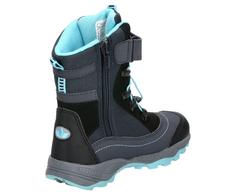 Rückansicht von LICO Winterstiefel Stiefel Kinder marine/türkis