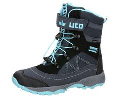 LICO Winterstiefel Boots Kinder marine/türkis