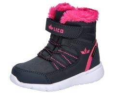 LICO Snowboots Boots Kinder marine/pink
