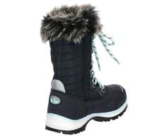 Rückansicht von LICO Winterboots Boots Kinder marine/türkis