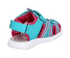 Rückansicht von LICO Sandale Sandalen Kinder türkis/pink