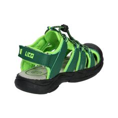 Rückansicht von LICO Outdoorsandale Sandalen Kinder grün/lemon