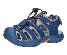 LICO Sandale Sandalen Kinder blau/grau/orange