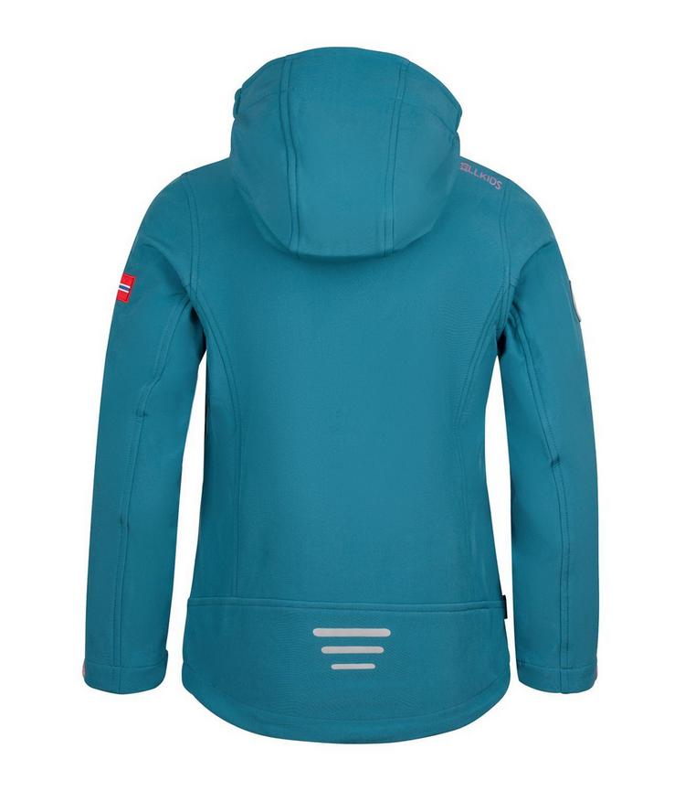 Trollkids Trollkids Trollfjord Softshelljacke M&auml;dchen - Blaugr&uuml;n/Violett - 0 | SportScheck
