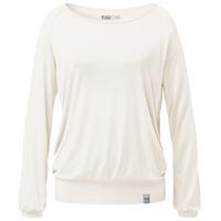 YOGISTAR Longshirt Damen - wei&szlig;