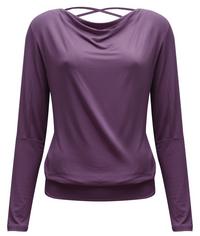 YOGISTAR Longshirt Damen - violett
