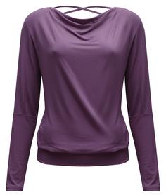 YOGISTAR Longshirt Damen violett