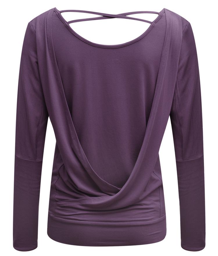 YOGISTAR YOGISTAR Longshirt Damen - violett - 0 | SportScheck