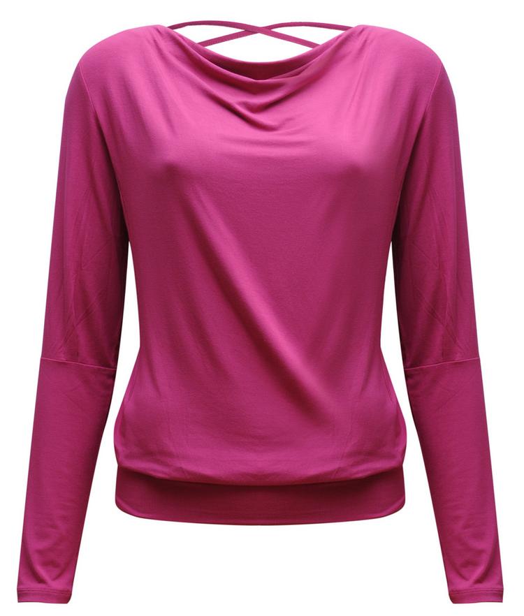 YOGISTAR YOGISTAR Longshirt Damen - pink - 0 | SportScheck