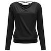 YOGISTAR Longshirt Damen - schwarz