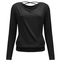 YOGISTAR Longshirt Damen - schwarz