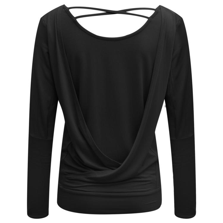 YOGISTAR YOGISTAR Longshirt Damen - schwarz - 0 | SportScheck