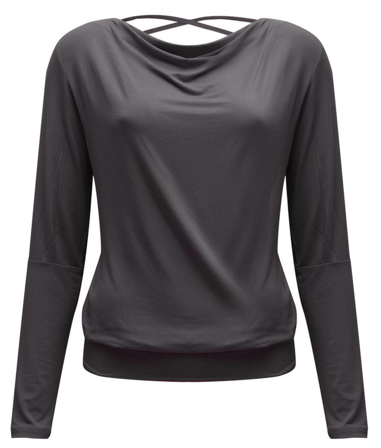 YOGISTAR YOGISTAR Longshirt Damen - grau - 0 | SportScheck