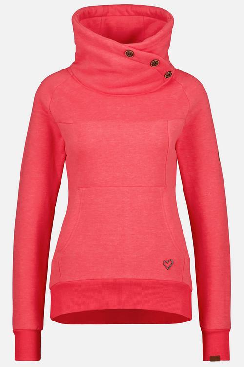 Rückansicht von ALIFE AND KICKIN VioletAK A Sweatshirt Damen coral melange