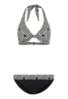 S.OLIVER Bügel-Bikini Bikini Set Damen schwarz-creme