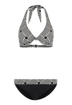 S.OLIVER Bügel-Bikini Bikini Set Damen schwarz-creme