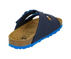 Rückansicht von LICO Hausschuh Sandalen Kinder marine/blau