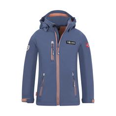 Trollkids Preikestolen Softshelljacke Kinder Lotusblau/Koralle