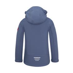 Rückansicht von Trollkids Preikestolen Softshelljacke Kinder Lotusblau/Koralle