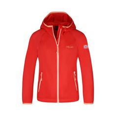 Trollkids Fjell Funktionsjacke Kirschrot/Koralle