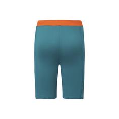 Rückansicht von Trollkids Kvalvika Badeshorts Kinder Blaugrün/Hellorange