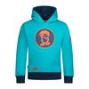 Trollkids Troll Hoodie Kinder - Blaugr&uuml;n/Mystikblau