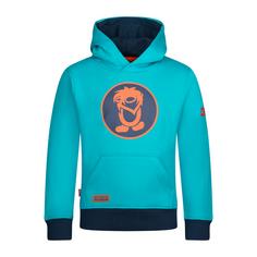 Trollkids Troll Hoodie Kinder Blaugrün/Mystikblau