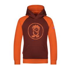 Trollkids Stavanger Hoodie Kinder Dunkelorange/Hellorange