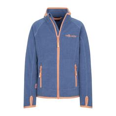 Trollkids Noresund Fleecejacke Kinder Lotusblau/Koralle