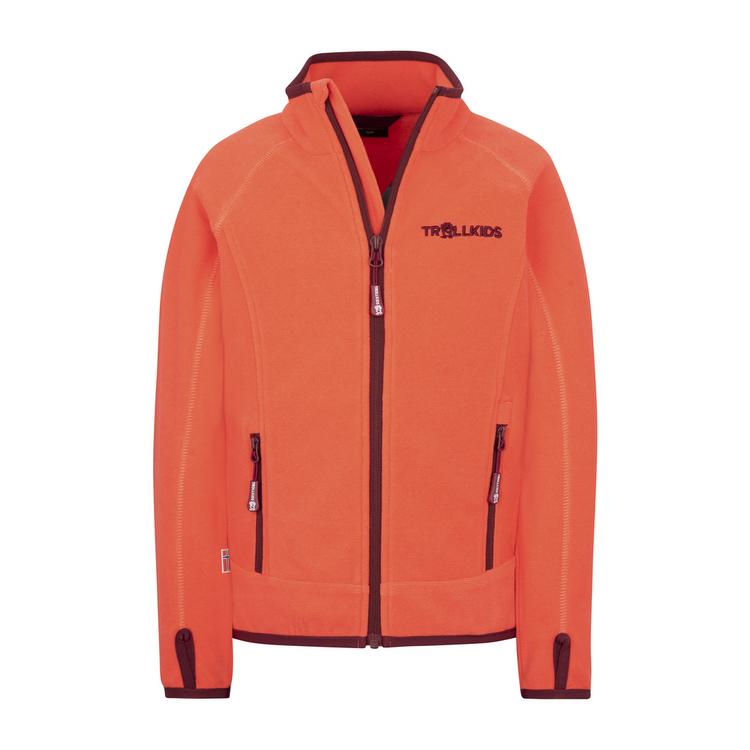 Trollkids Trollkids Noresund Fleecejacke M&auml;dchen - Kirschrot/ - 0 | SportScheck