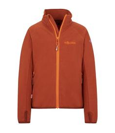 Trollkids Noresund Fleecejacke Kinder Dunkelorange/Hellorange