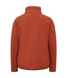 Rückansicht von Trollkids Noresund Fleecejacke Kinder Dunkelorange/Hellorange