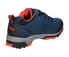 Rückansicht von Brütting Outdoorschuh Wanderschuhe Herren marine/orange