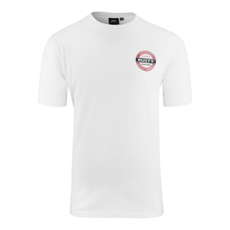 RUSTY RUSTY BOTTLE CAP SHORT SLEEVE TEE T-Shirt Herren - White - 0 | SportScheck