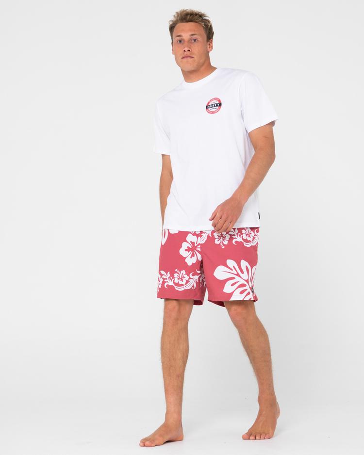 RUSTY RUSTY BOTTLE CAP SHORT SLEEVE TEE T-Shirt Herren - White - 6 | SportScheck