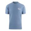 RUSTY ROYALE SHORT SLEEVE TEE T-Shirt Herren - China Blue