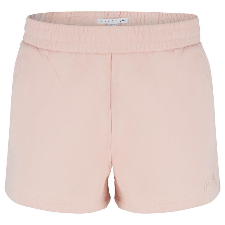RUSTY RUSTY RUSTY SCRIPT FLEECE SHORT Sweatshorts Damen - Pastel Pink - 0 | SportScheck