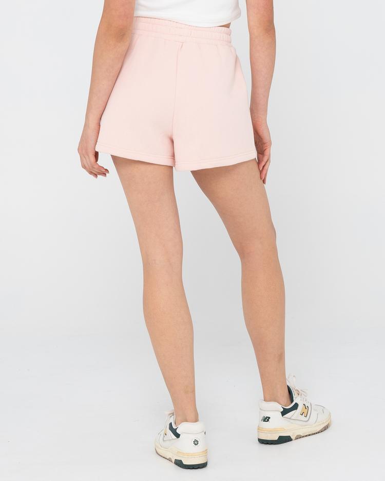 RUSTY RUSTY RUSTY SCRIPT FLEECE SHORT Sweatshorts Damen - Pastel Pink - 1 | SportScheck