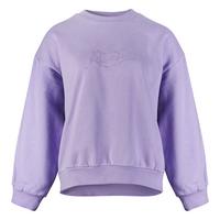 RUSTY RUSTY SCRIPT OVERSIZE CREW NECK FLEECE Rundhalspullover Damen - Lavender