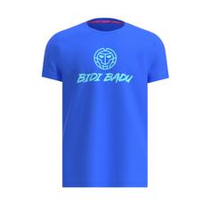 BIDI BADU Colortwist Logo Chill Junior Tee blue Tennisshirt Kinder Blau