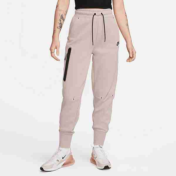 Nike Tech Fleece Trainingshose Damen violett / schwarz